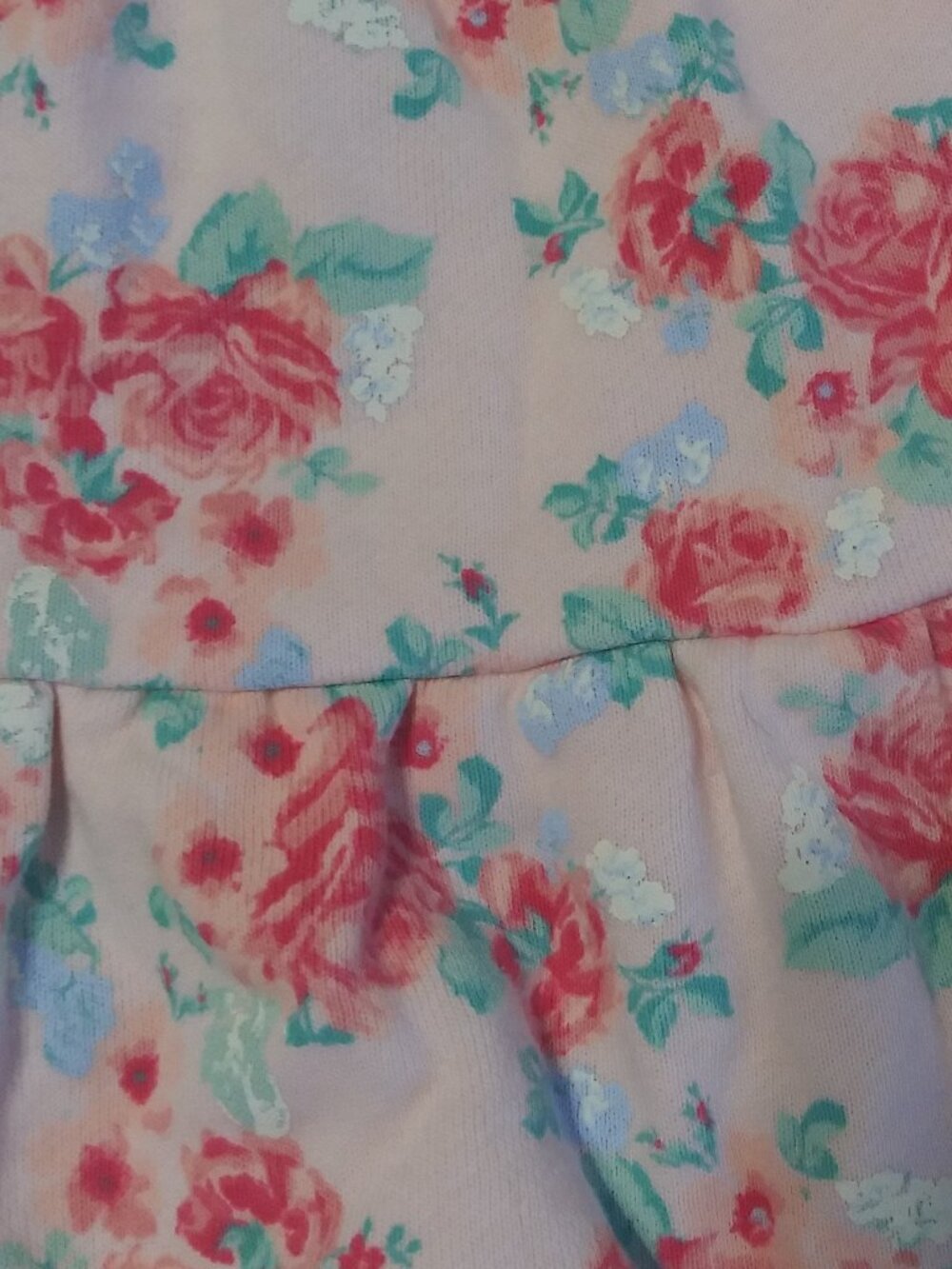 Janie and Jack Floral Print Hoodie DRESS 18-24 Months - Picture 10 of 11